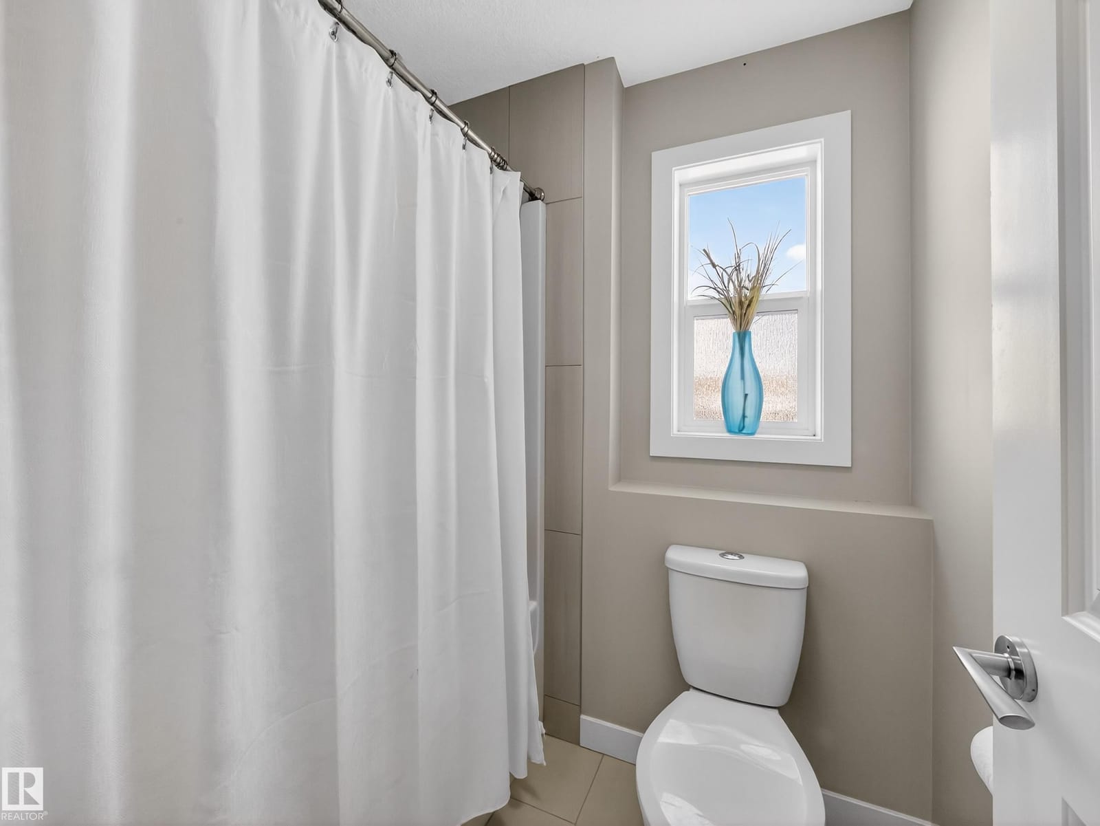 Full bathroom with tub and shower
