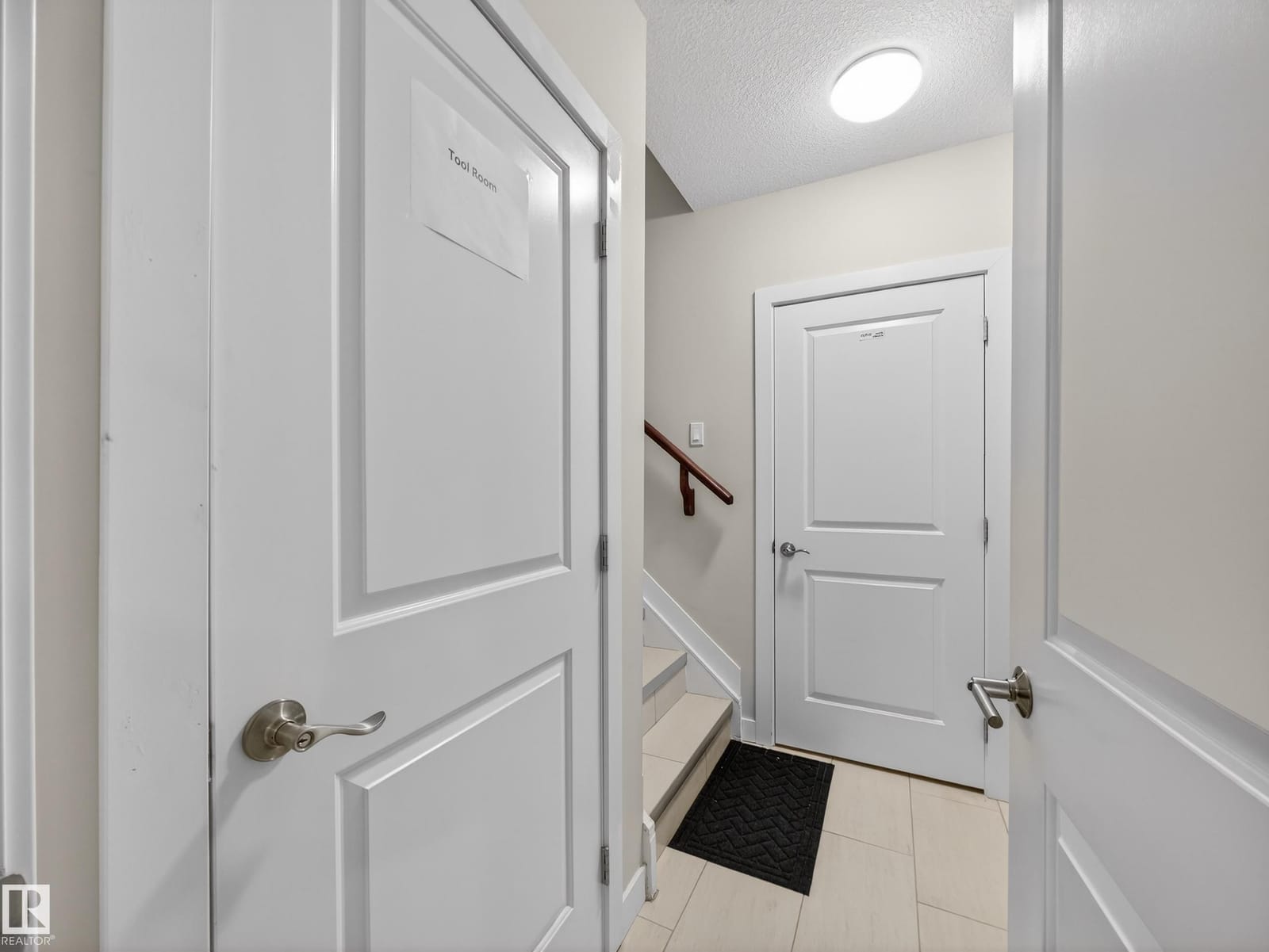 Lower-level hallway to the separate entrance