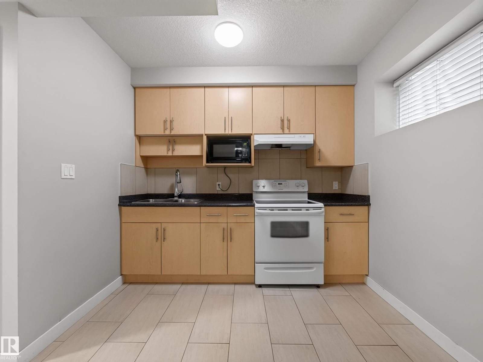 Suite kitchen looking toward the window